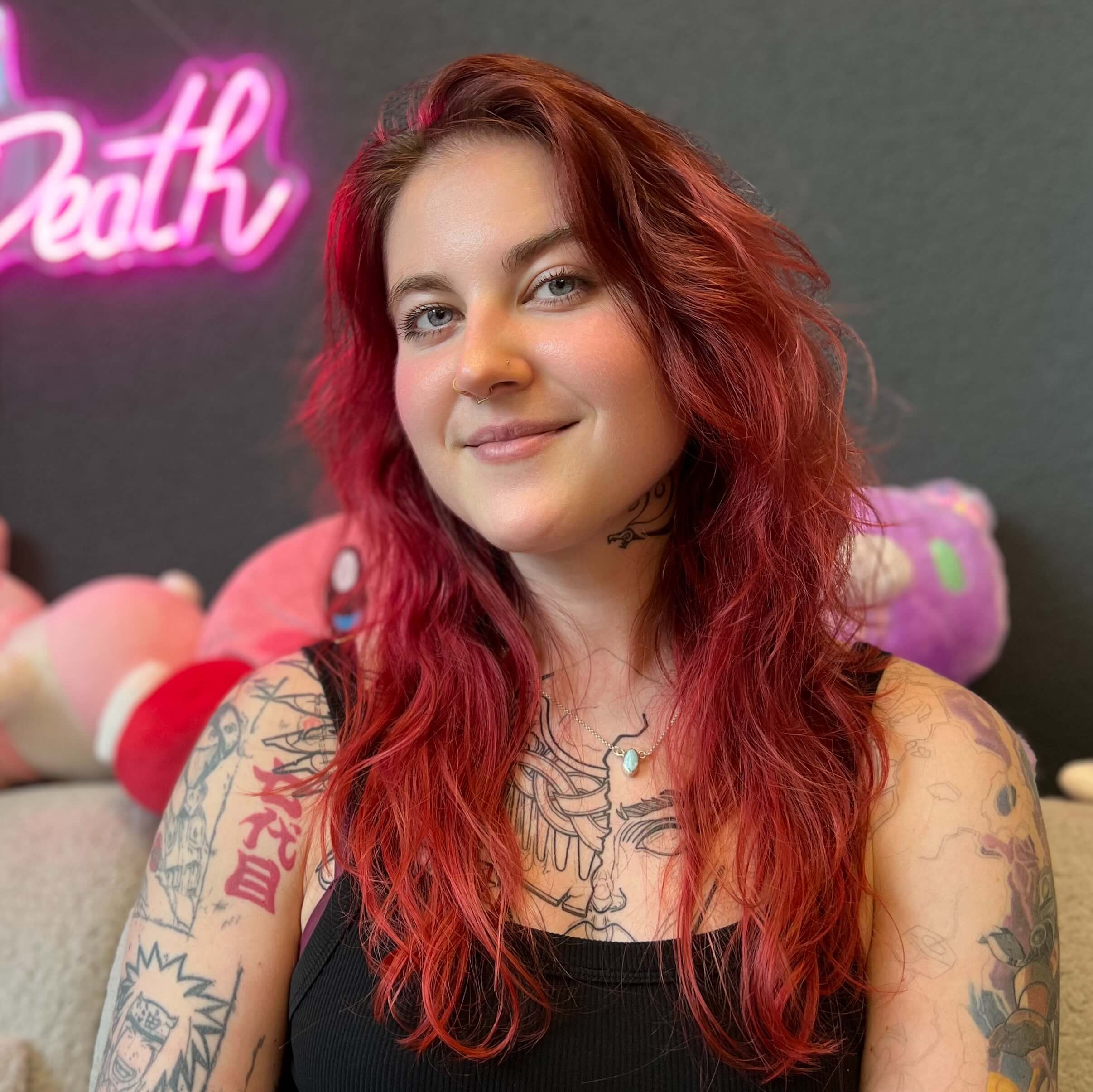 Portrait of Noemi, Tattoo Artist at Ragequit Tattoo Piercing Zurich